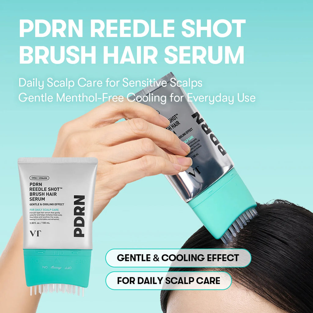 VT PDRN Reedle Shot Brush Hair Serum